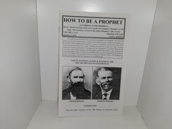 How to be a Prophet: Vol. 2, No. 2, February 1, 1996 (1996)