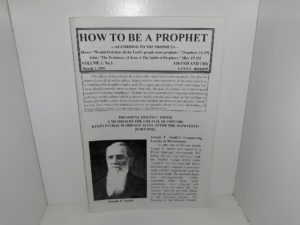 How to be a Prophet: Vol. 2, No. 3, March 1, 1996 (1996)