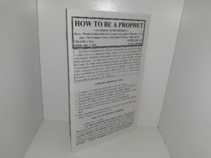 How to be a Prophet: Vol. 1, No. 2, February 1, 1995 (1995)