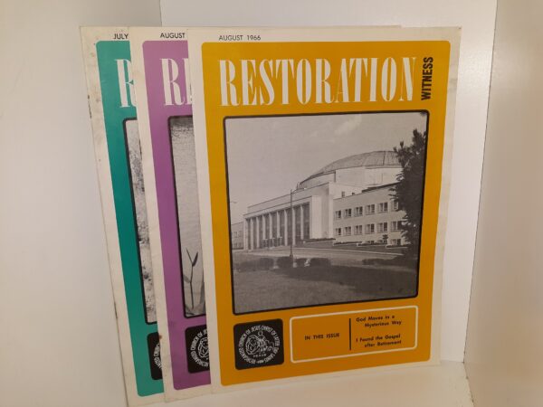 3 Issues of Restoration Witness (See Details)