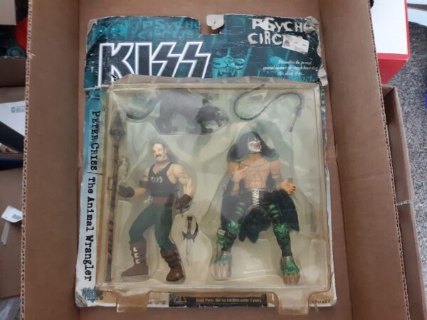 Kiss Psycho Circus Toy: Peter Criss with the Animal Wrangler (Toy) (New) (1998)