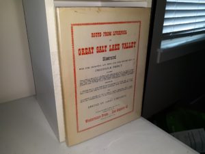 Route from Liverpool to Great Salt Lake Valley (Reprint of the 1855 Edition) (Rare Dust Jacket) ~ Edited by James Linforth