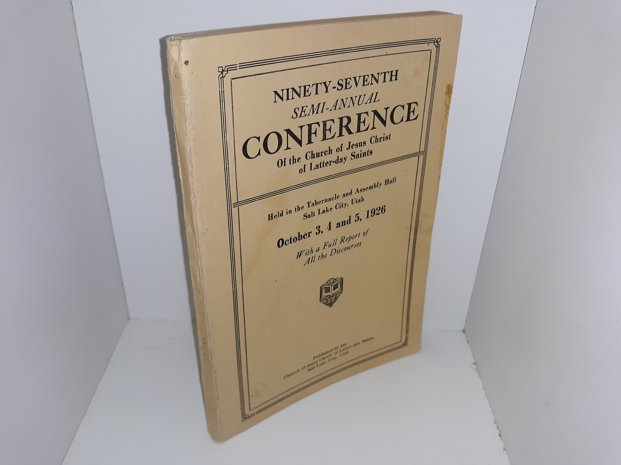 General Conference Report: October 3, 4 and 5, 1926 (1926)
