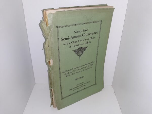 LDS General Conference Report: Oct. 8, 9, 10, 1920 (1920)