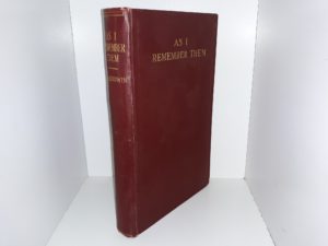 As I Remember Them (1913) ~ by C. C. Goodwin