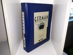 German Just for Business (3 Audio Cassettes, Study Guide, and Flash Cards) (Like New) (1992)
