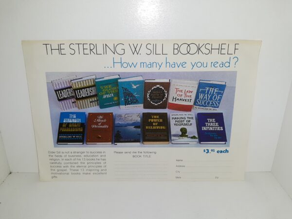 LDS Sterling W. Sill Bookshelf Advertisement
