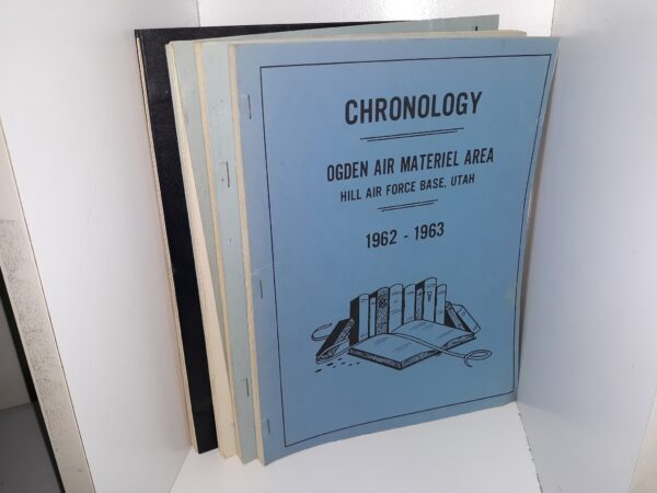 4 Chronology for Hill Air Force Base, Utah books (2 of Which are Doubles) (See Details)