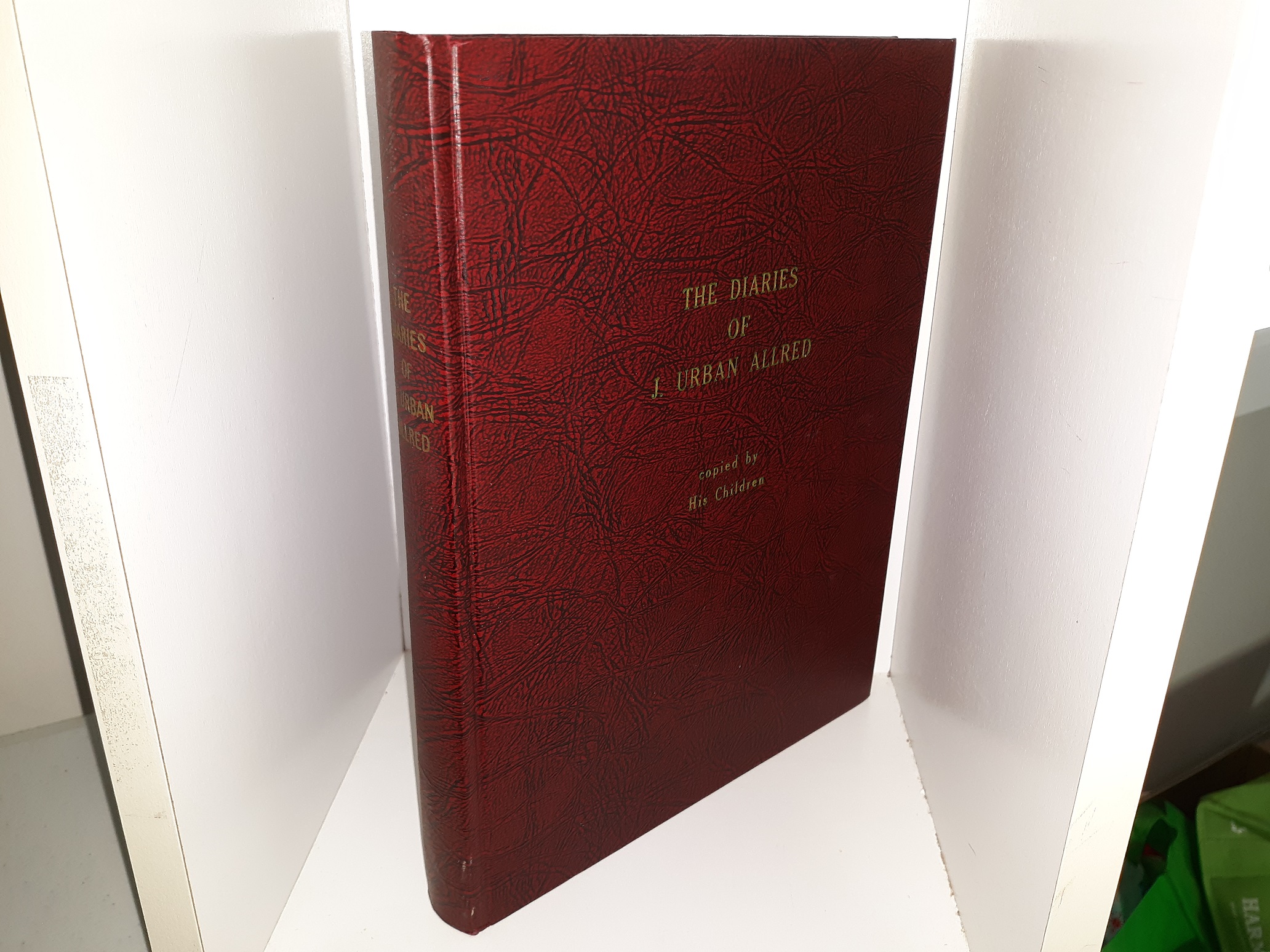 The Diaries of J. Urban Allred (1938) ~ Copied by His Children