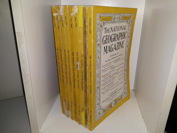 9 Issues of The National Geographic Magazine (See Details)