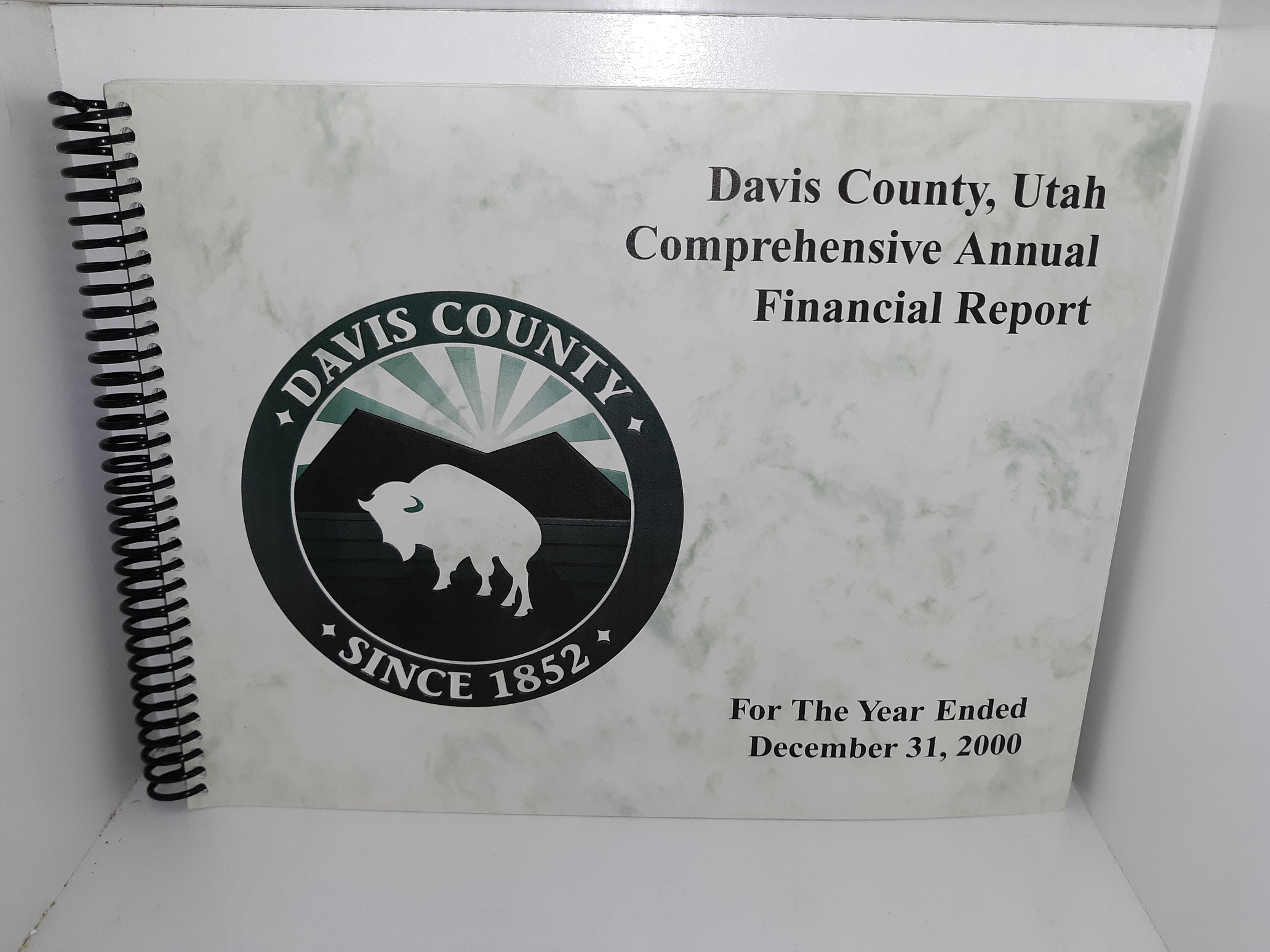Set of 6 Comprehensive Annual Financial Reports for Davis County, Utah (See Details)