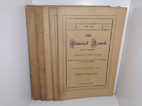 5 Issues of The Historical Record Periodical (See Details)