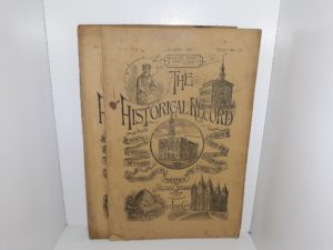 2 Issues of The Historical Record Periodical (See Details)