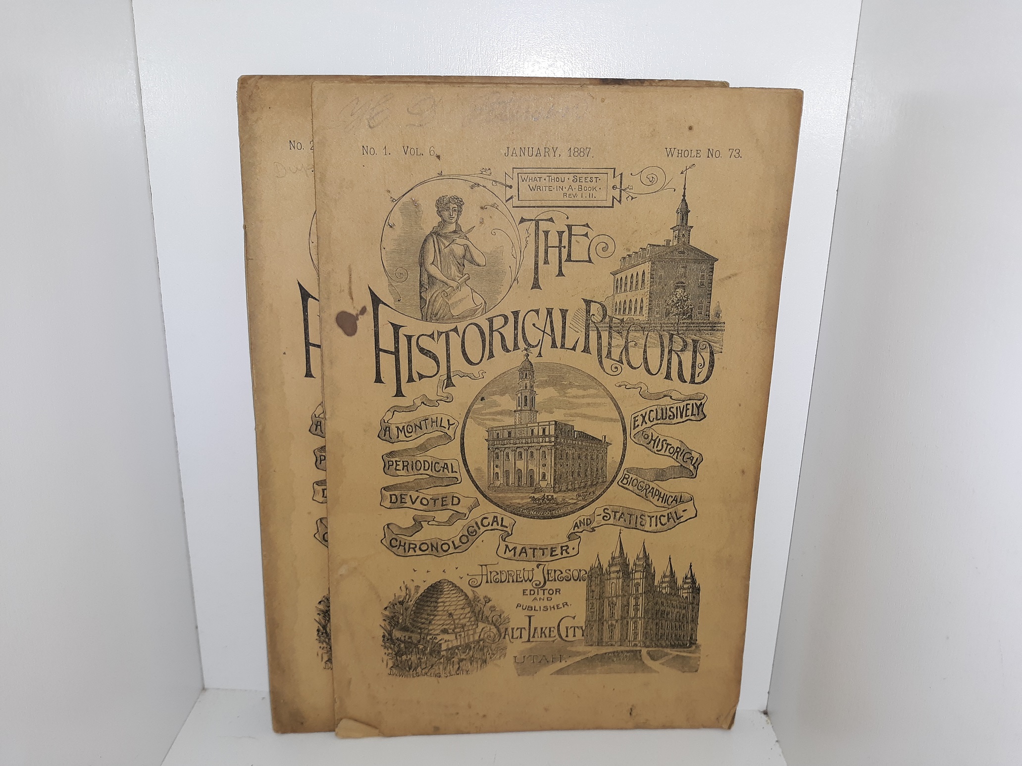 2 Issues of The Historical Record Periodical (See Details)