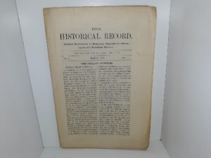 The Historical Record: Vol. 5, No. 3, March, 1886 (Uncut) (1886)