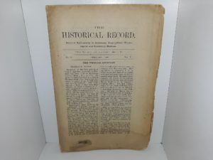 The Historical Record: Vol. 5, No. 2, February, 1886 (Uncut) (1886)
