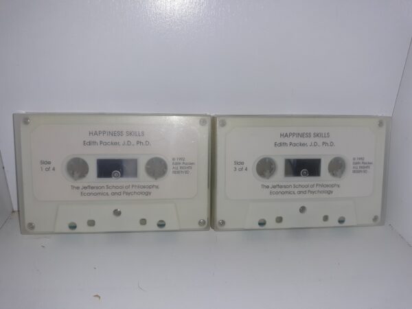 Happiness Skills (2 Cassettes) (1992) ~ by Edith Packet, J.D., Ph.D.