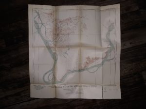 Topographic Map of the Marshall District, Alaska (Fold-Up Map) (1919)