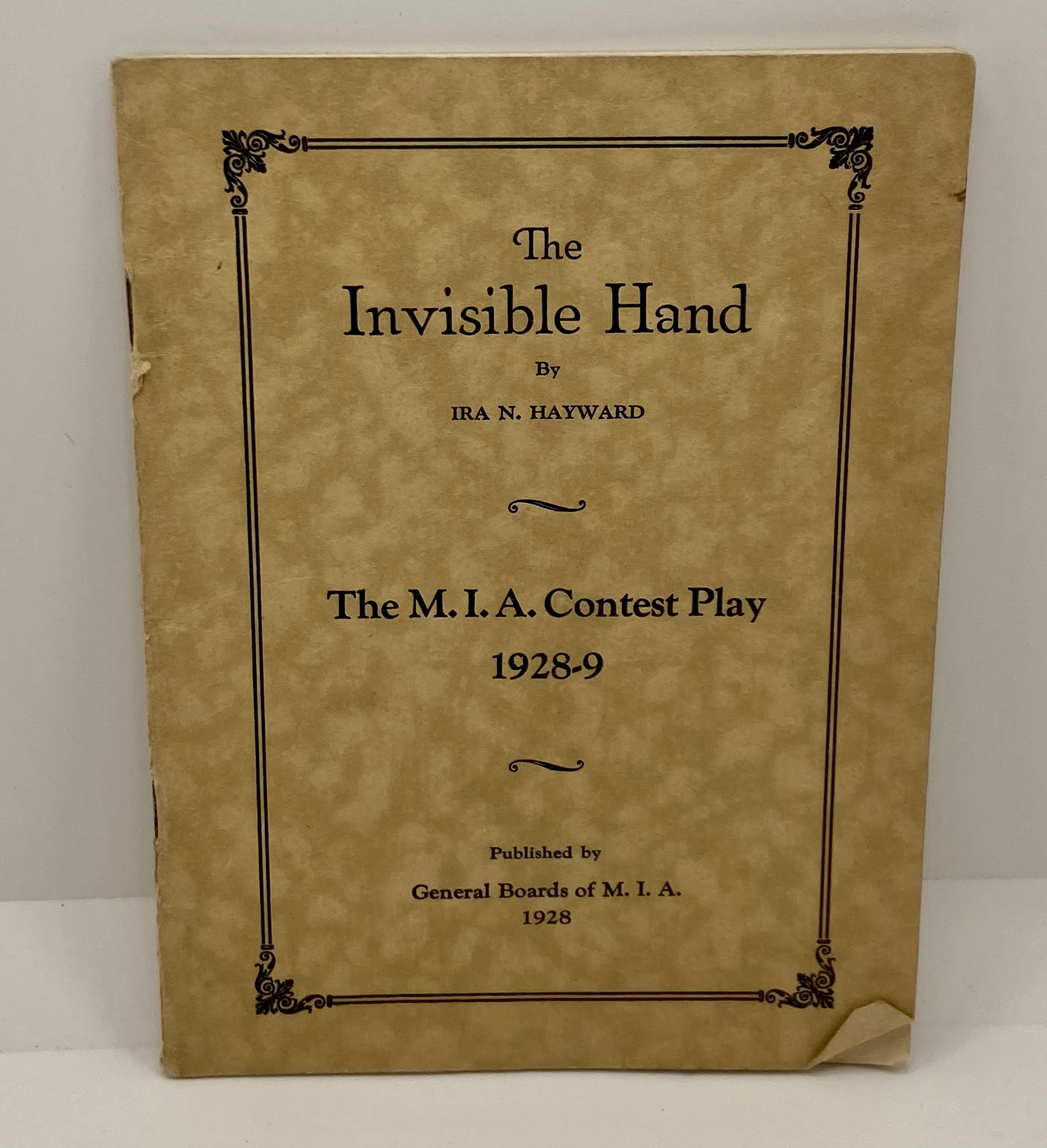 The Invisible Hand (1928) by Ira N. Hayward