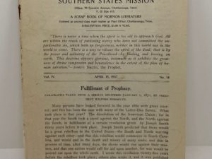 Elders’ Journal – April 15, 1907 Vol. 4 No. 14