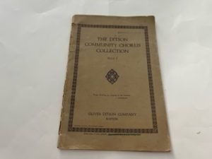 1917-The Ditson Community Chorus Collection Book 1-Oliver Ditson company