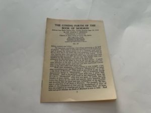 1931-The Coming Forth of the Book of Mormon-Dr. Joseph F. Merrill