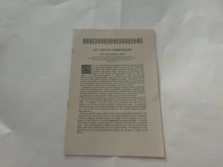 My Great Companions-Felix Marti-Ibanez M.D.