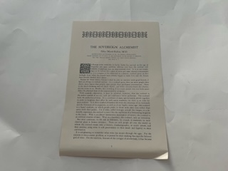 The Sovereign Alchemist- Felix Marti-Ibanez M.D.