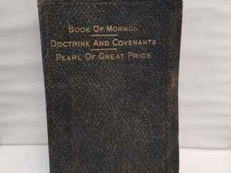 1923 / 1923 / 1923 --- Triple Combination --- Black Bendable Leather Binding