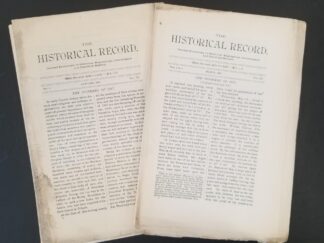 1890 --- The Historical Record --- Andrew Jenson --- Vol.9, No's 1 & 2&3 --- Uncut Pages