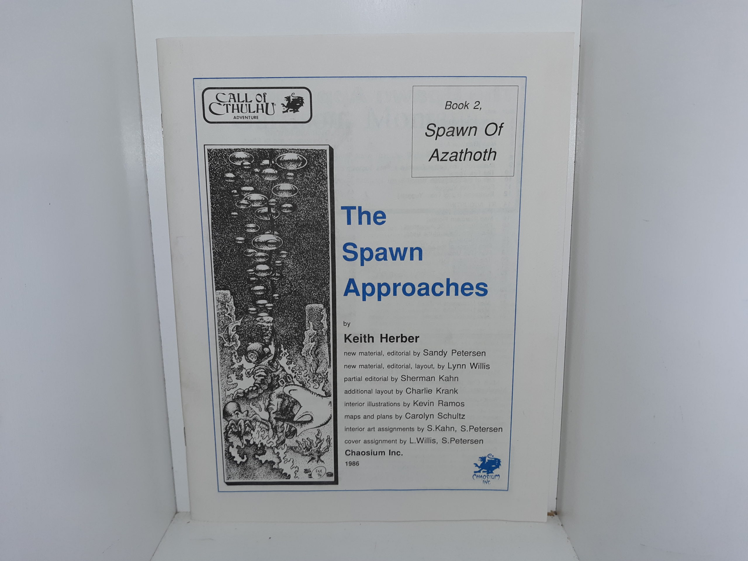 Spawn of Azathoth, Herald of the End of Time: A Chaosium Call of Cthulhu Game Supplement (1986) ~ by Keith Herber