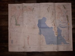 Map of Brigham City, Utah; Idaho (1954)