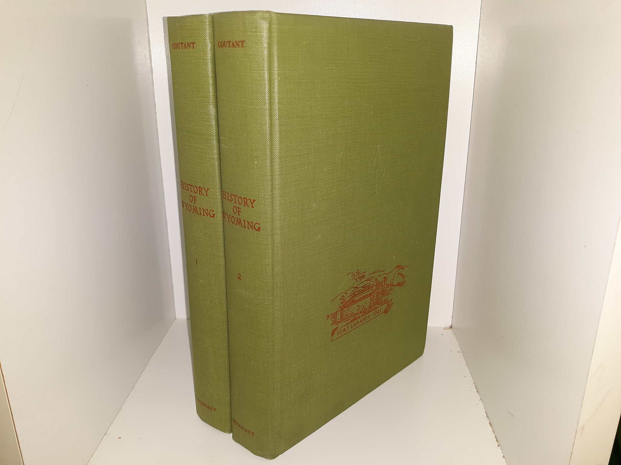 History of Wyoming and The Far West — 2 Vol. Set (1966) — Dr. C. G. Coutant