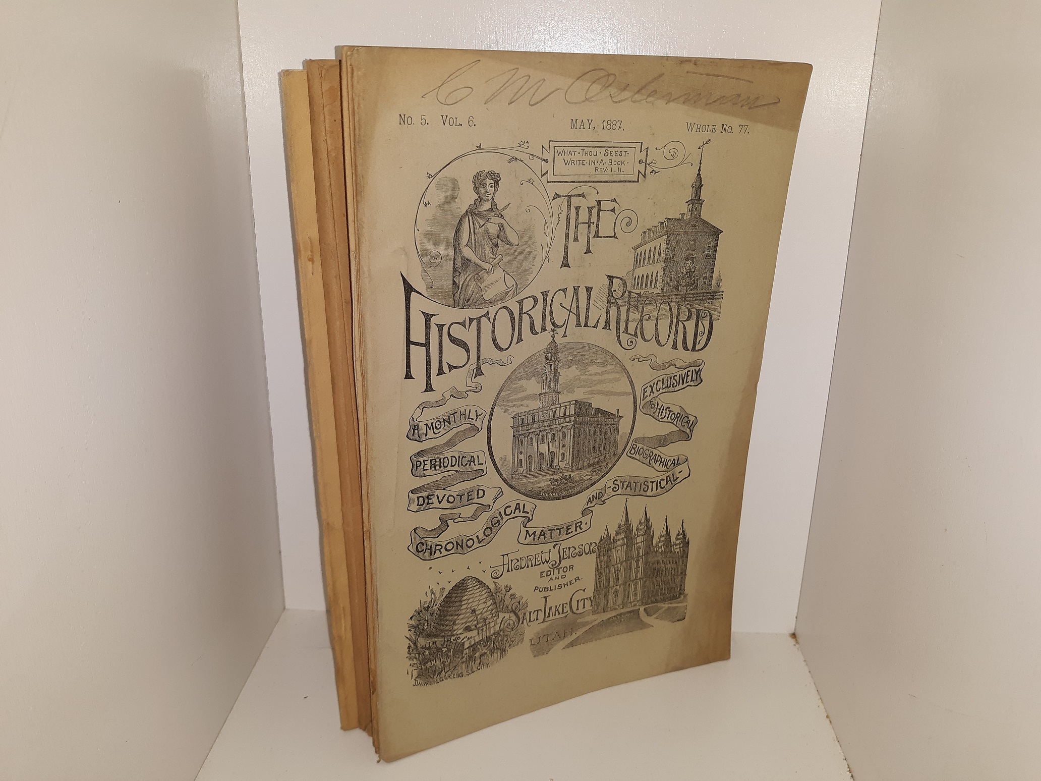 7 Issues of The Historical Record for the Year 1887 (See Details)