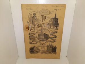 The Historical Record: No. 7, Vol. 6, Whole No. 79, July, 1887 (1887)