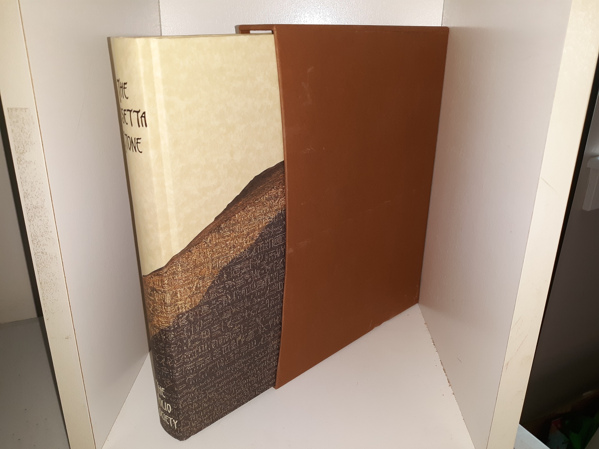 The Rosetta Stone: The Decipherment of the Hieroglyphs (w/ Slip-Box) (2006) ~ by Robert Solé, Dominique Valbelle, and W. V. Davies