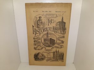 The Historical Record: Nos. 2 & 3, Whole Nos. 110 & 111, Feb. & Mar., 1890 (Uncut) (1890)