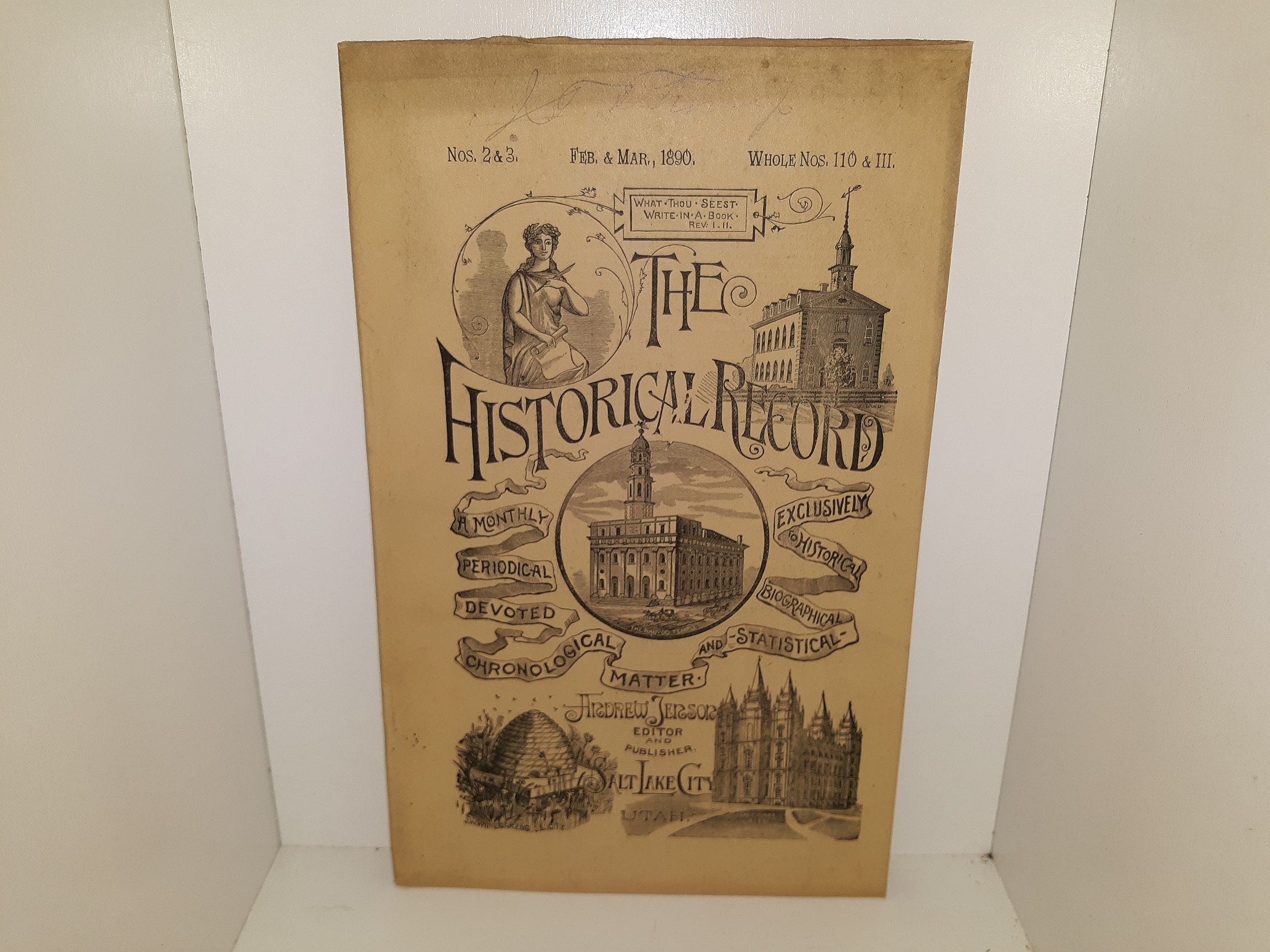The Historical Record: Nos. 2 & 3, Whole Nos. 110 & 111, Feb. & Mar., 1890 (Uncut) (1890)