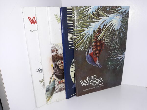 5 Issues of Bird Watcher’s Digest for the Year 1986 (See Details)