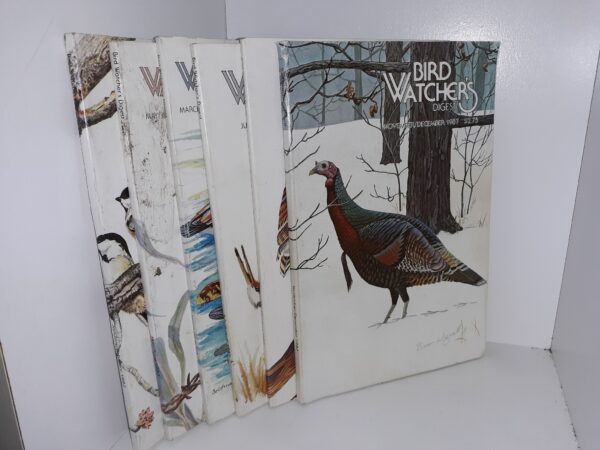 6 Issues of Bird Watcher’s Digest for the Year 1987 (See Details)