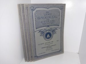 4 Issues of The Utah Genealogical and Historical Magazine for the Year 1936 (1936)