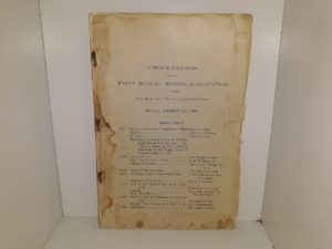 Proceedings of the First Sunday School Convention of the Church of Jesus Christ of Latter-day Saints: Monday, November 28th, 1898 (1898)