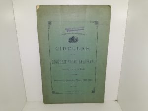 Circular of the Brigham Young Academy , Provo City, Utah for Thirteenth Academic Year, 1888-1889 (1889)