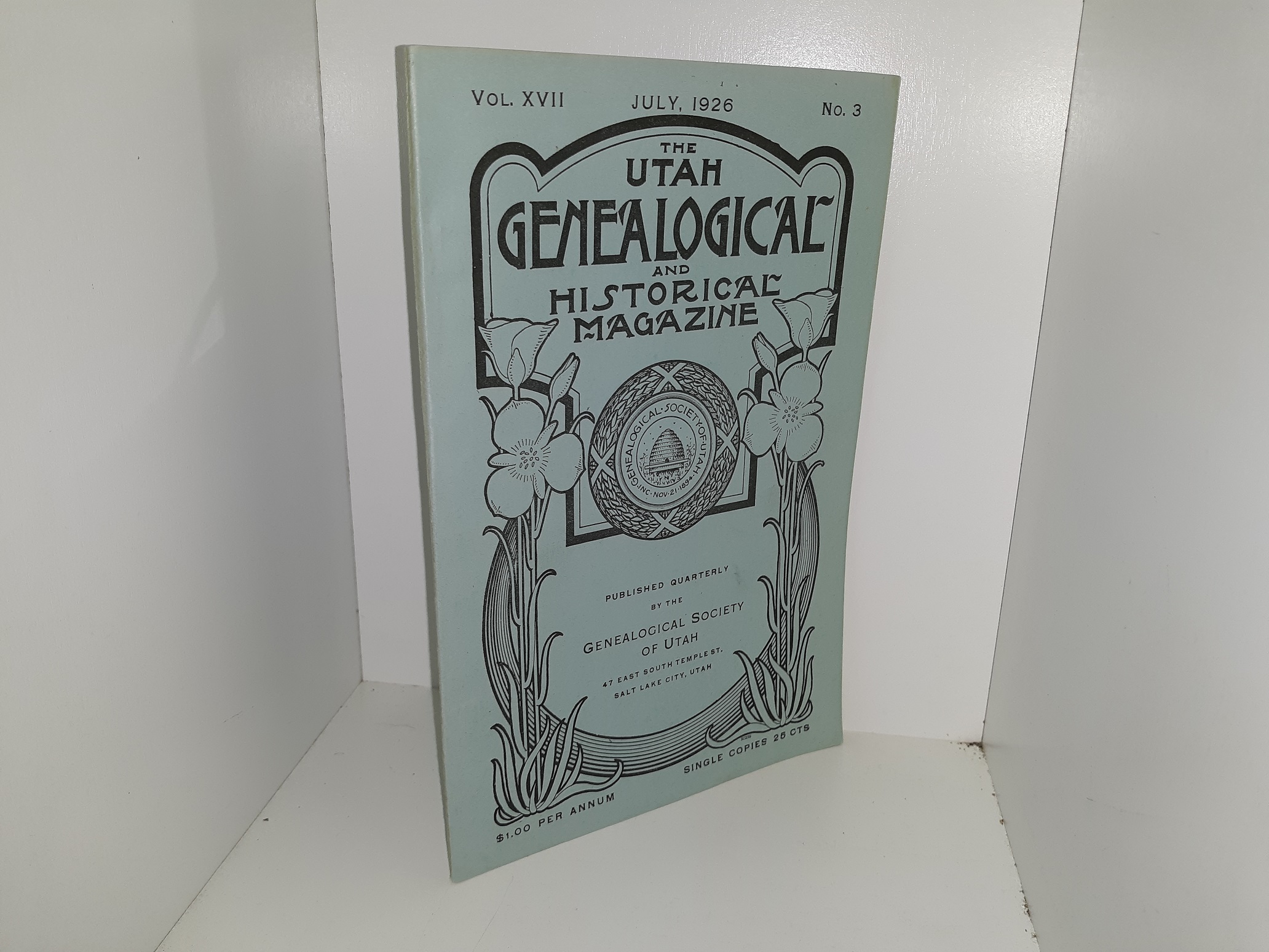 The Utah Genealogical and Historical Magazine: Vol. 17, No. 3, July, 1926 (1926)