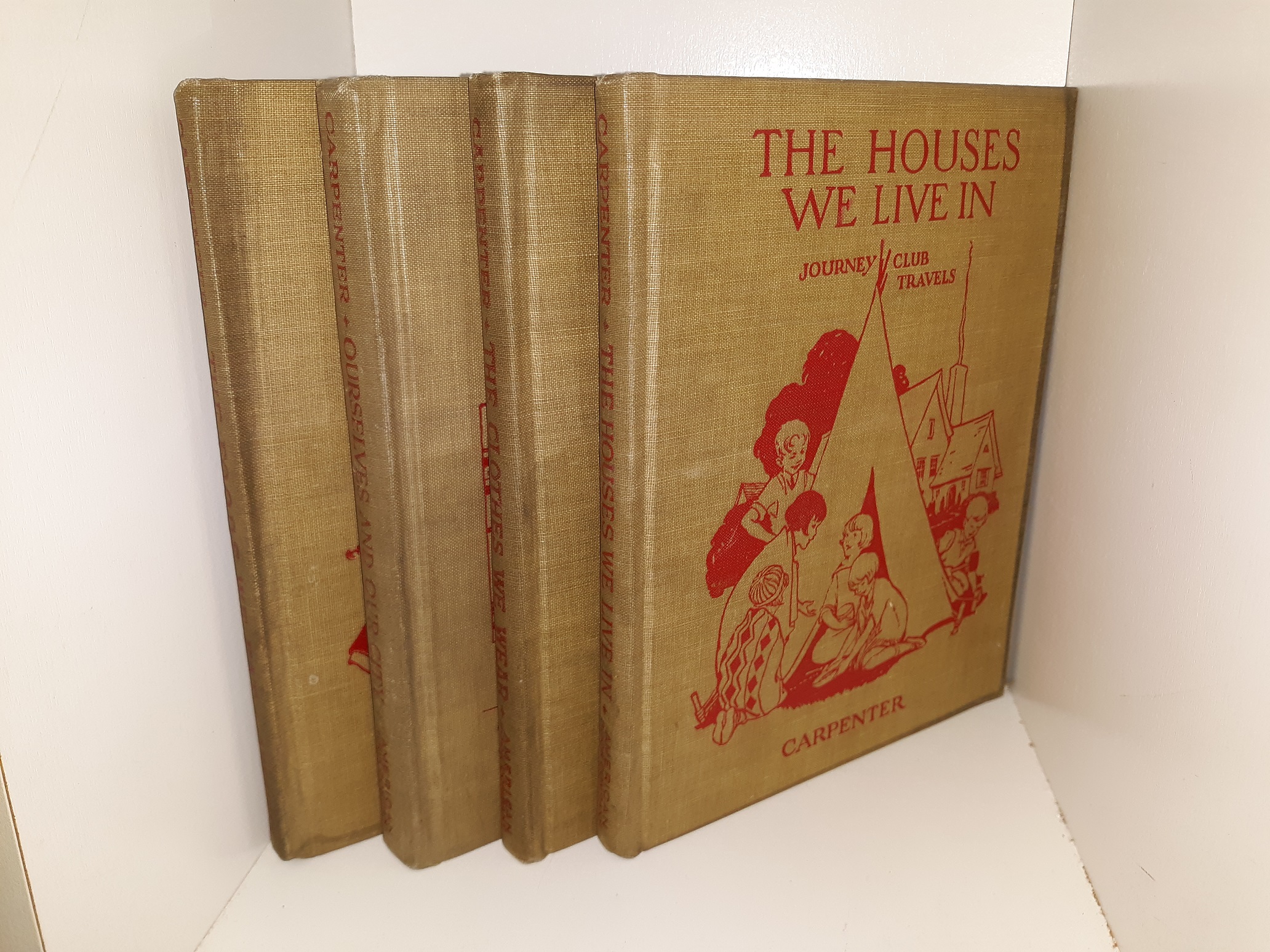 4 Books from the Journey Club Travels Series by Frank G. Carpenter, and Frances Carpenter (See Details)