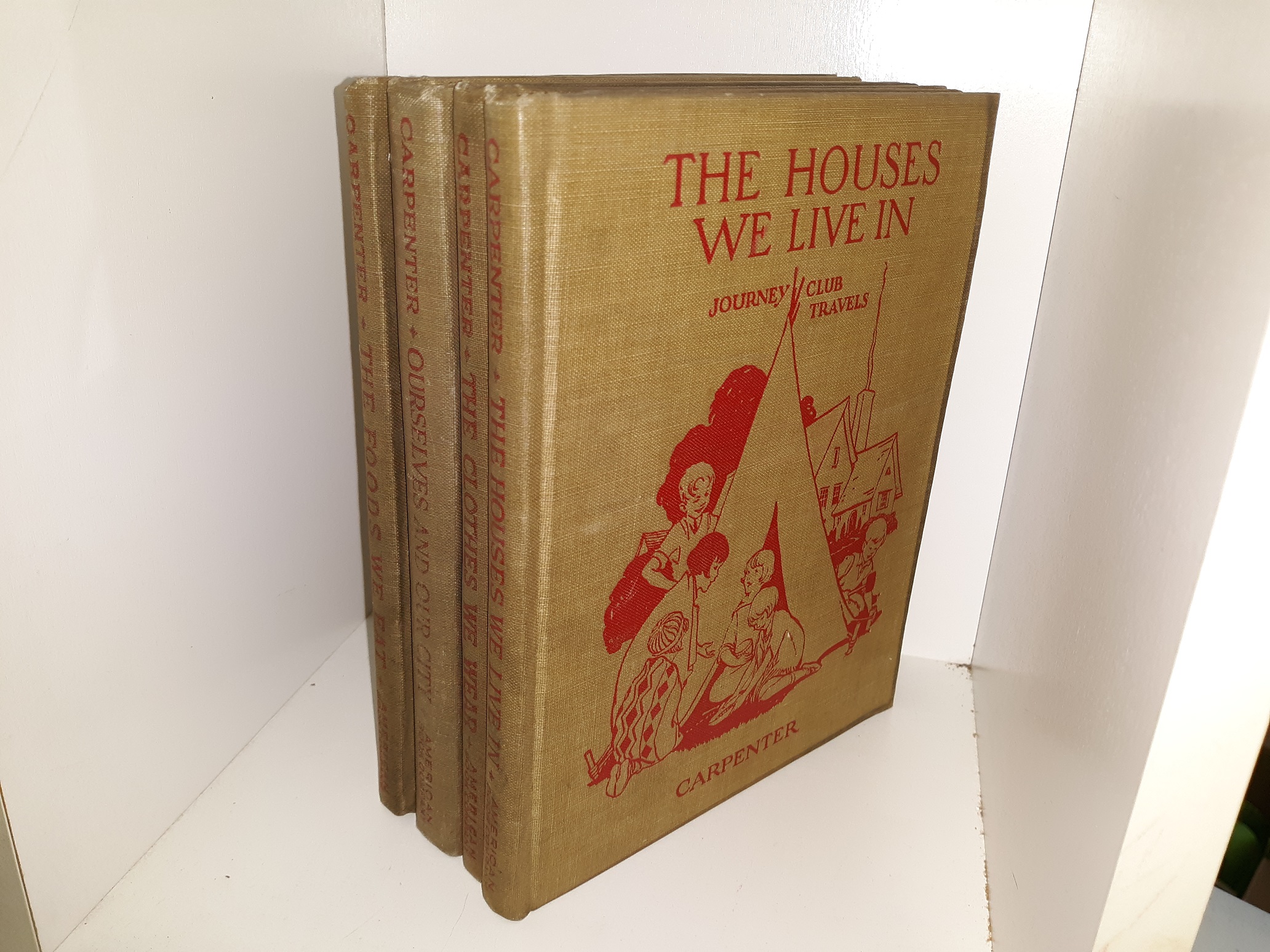 4 Books from the Journey Club Travels Series by Frank G. Carpenter, and Frances Carpenter (See Details)