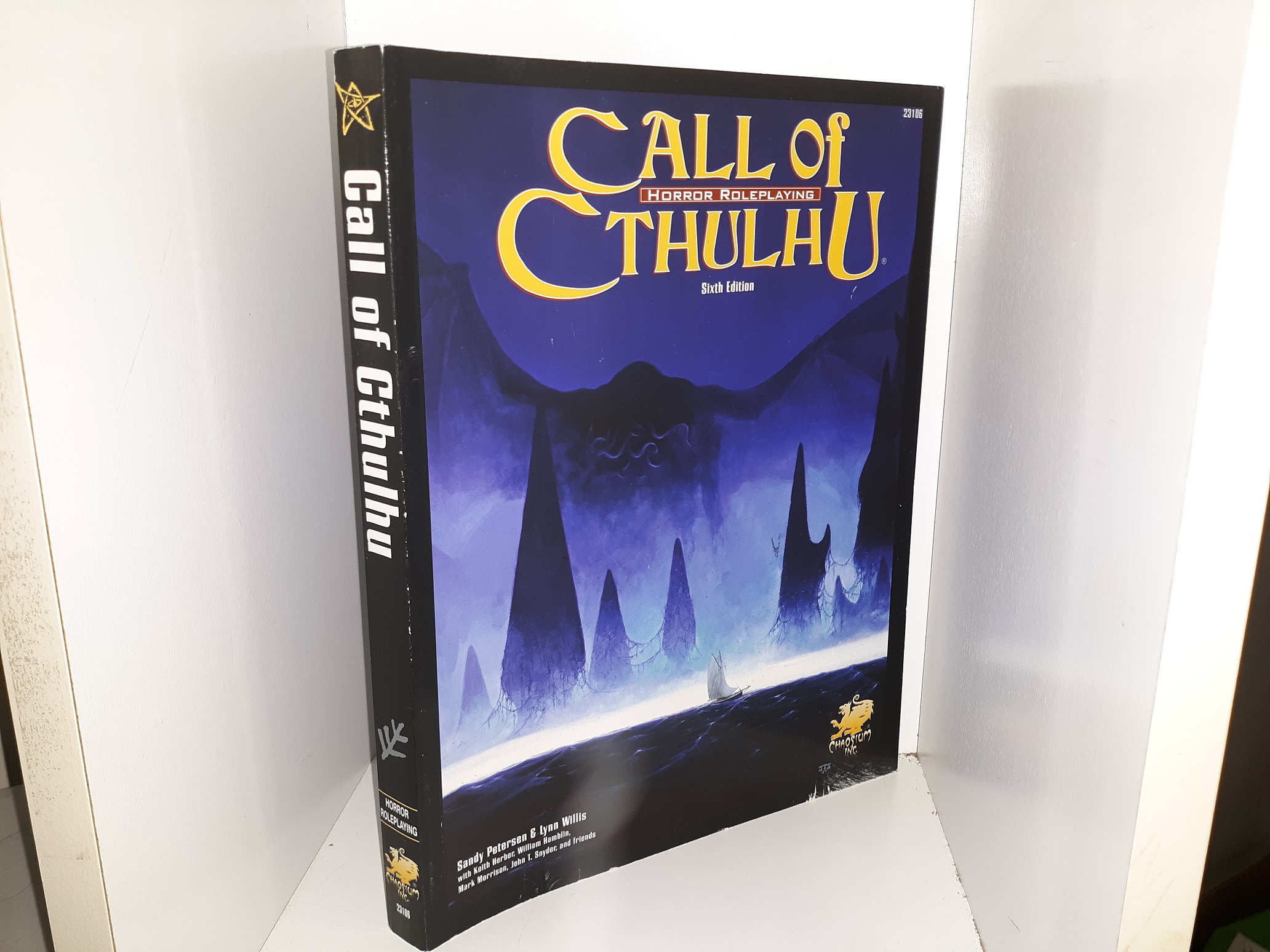 Call of Cthulhu (Horror Roleplaying) (6th Edition) (2005) ~ by Sandy Petersen, and Lynn Willis