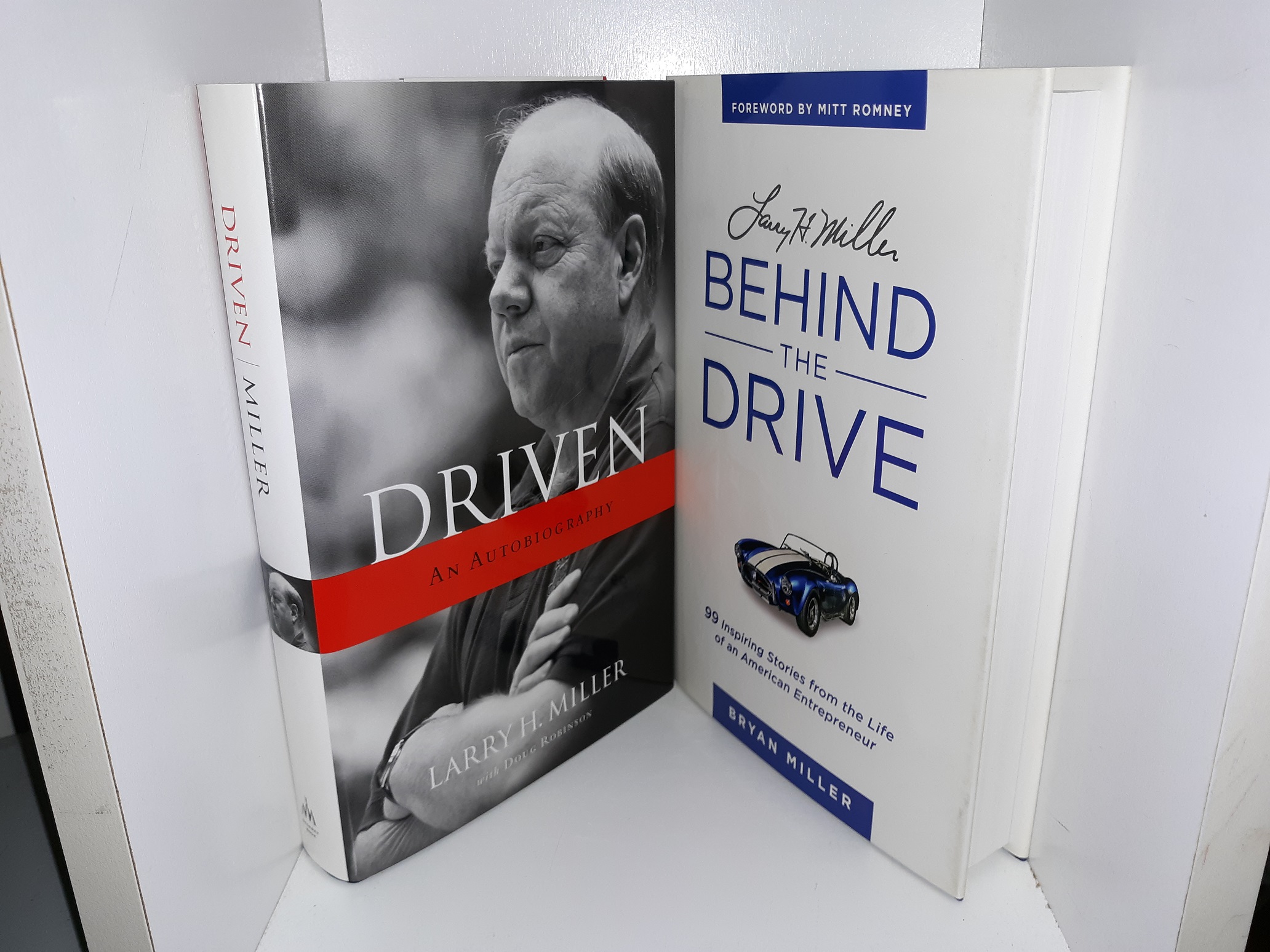 2 Books, One by Larry H. Miller, and Another About Larry H. Miller: Driven: An Autobiography / Larry H. Miller: Behind the Drive