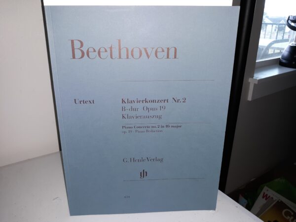 Beethoven Klavierkonzert Nr. 2, B-dur Opus 19, Klavierauszug (Piano Concerto No. 2, in B♭ Major, Op. 19, Piano Reduction) (1999)