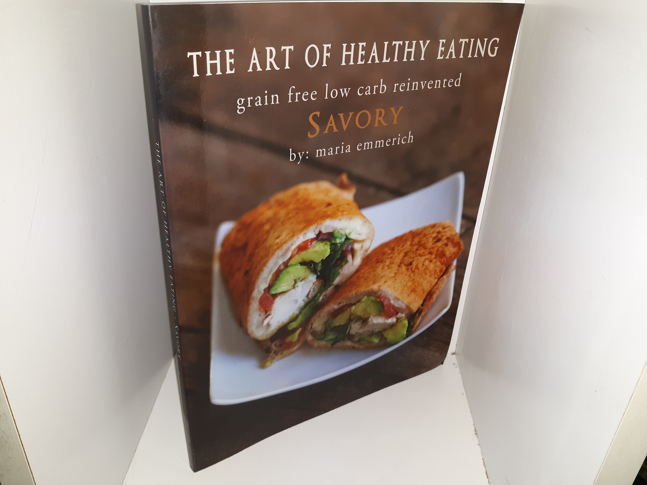 3 Cookbooks by Maria Emmerich: Nutritious and Delicious: Who Knew Healthy Could Taste so Good? / The Art of Healthy Eating: Grain Free Low Carb Reinvented, Sweets / The Art of Healthy Eating: Grain Free Low Carb Reinvented, Savory (See Details)